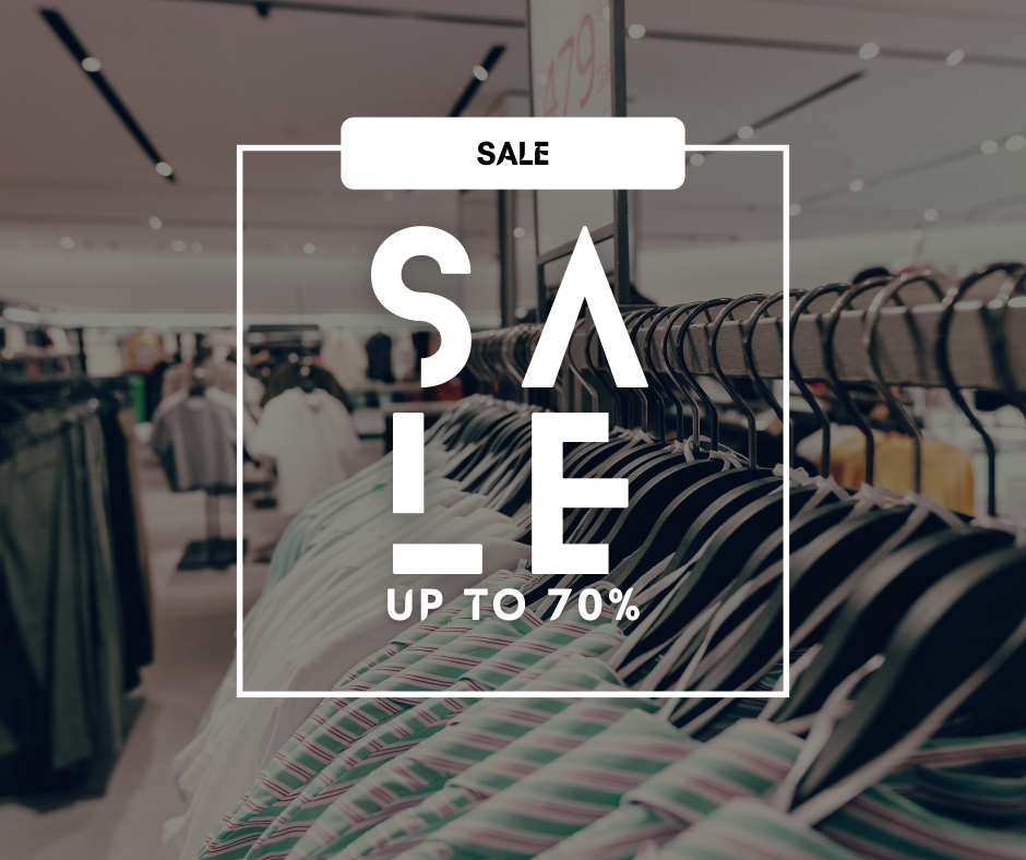 White Minimalist New Collection Sale Facebook Post